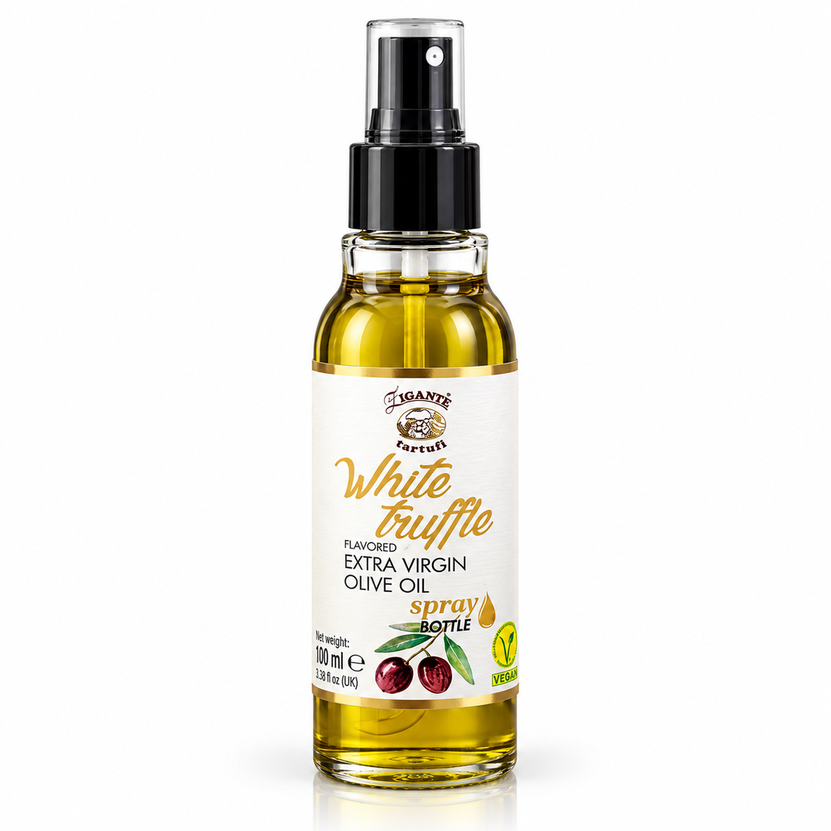 Trüffel-Olivenöl Spray mit weißem Trüffel