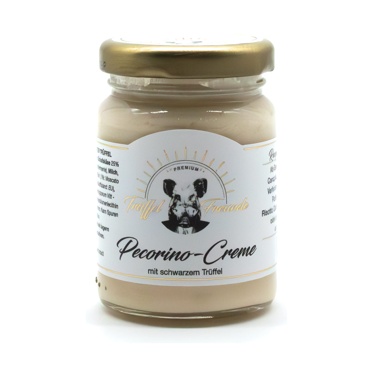 Pecorinocreme mit schwarzem Wintertrüffel
