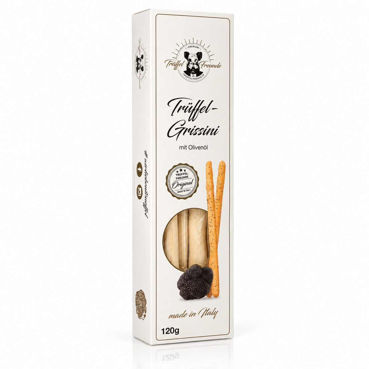 Trüffel-Grissini mit schwarzem Trüffel