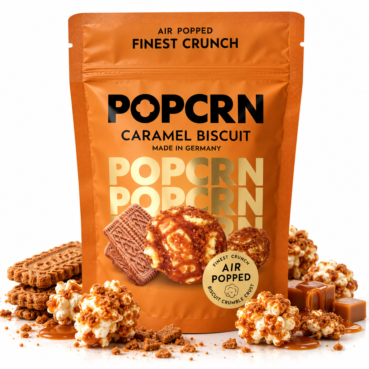 Popcorn Caramel Biscuit