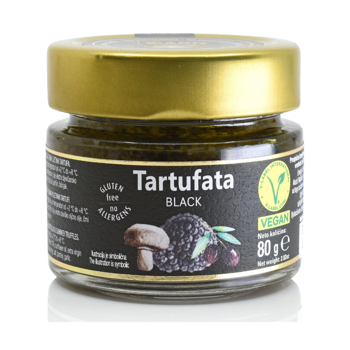 Tartufata Black - Schwarze Trüffelcreme 80 g